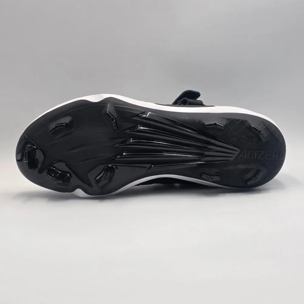adidas Forum TPU Men's Size 9 Baseball Cleats JR9614 Black White New